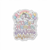 Sticker Licorne Tiny Human Major Magic Premium Vector Vect (Devant)