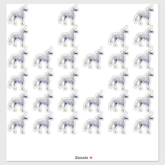 Sticker Licornes (Feuille)