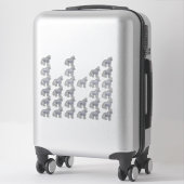 Sticker Licornes (Sur valise)
