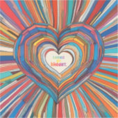 Sticker Lié par Coeur (Recto)