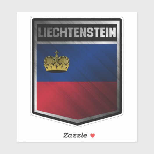 Sticker Liechtenstein (Feuille)