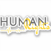 Sticker Lifeline to Human Rights (Devant)