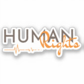 Sticker Lifeline to Human Rights (Recto)