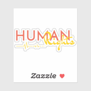 Sticker Lifeline to Human Rights