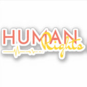 Sticker Lifeline to Human Rights (Devant)