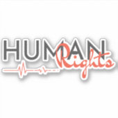 Sticker Lifeline to Human Rights (Devant)