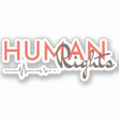 Sticker Lifeline to Human Rights (Recto)