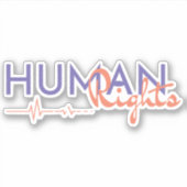 Sticker Lifeline to Human Rights (Devant)