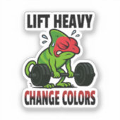 Sticker Lift Heavy Change Colors – Funny Chameleon Gym (Recto)