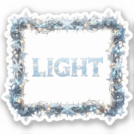 Sticker Light Elegant Winter Lights (Recto)