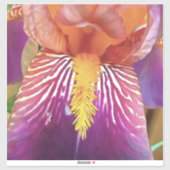 Sticker Light Iris Macro Artistique Abstrait (Feuille)