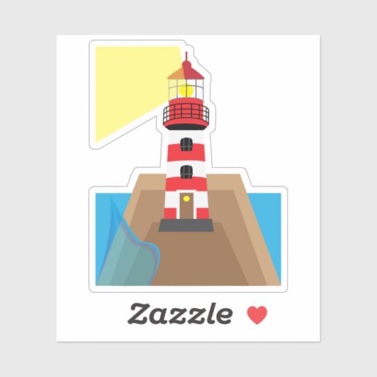 Sticker Lighthouse (Feuille)