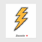 Sticker Lightning bolt (Feuille)