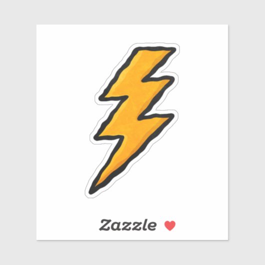 Sticker Lightning bolt (Feuille)