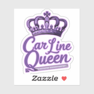 Sticker Ligne de voiture Queen