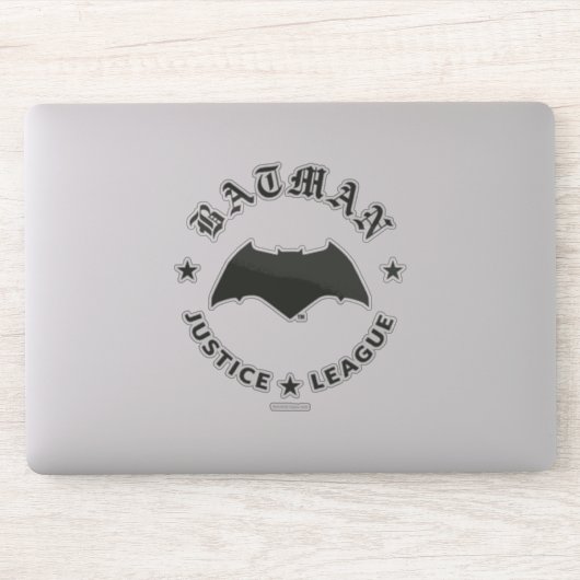 Sticker Ligue de Justice | Batman Retro Bat Emblem (Ordinateur)