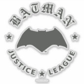 Sticker Ligue de Justice | Batman Retro Bat Emblem (Devant)