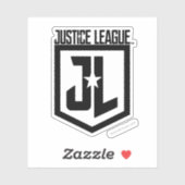 Sticker Ligue de Justice | Bouclier JL (Feuille)