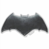 Sticker Ligue de Justice | Symbole de batman métallique (Devant)