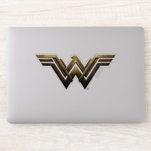 Sticker Ligue de Justice | Symbole métallurgique Wonder Wo (Ordinateur)