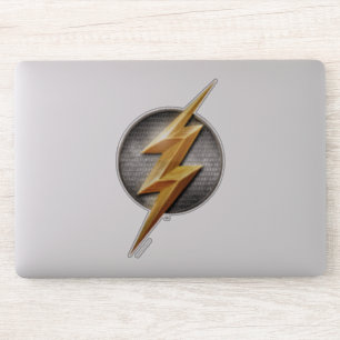 Sticker Ligue de la justice  Symbole Flash Metallic Bolt