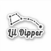 Sticker Lil Dipper Constellation Ursa Mineure (Devant)