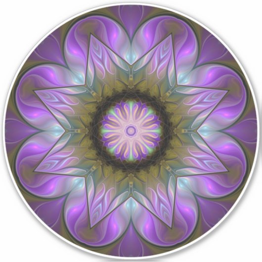 Sticker Lilac Soirée Mandala (Devant)