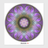 Sticker Lilac Soirée Mandala (Feuille)