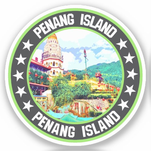 Sticker L'île de Penang (Recto)