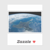 Sticker L'île du Nord de la Nouvelle-Zélande. (Feuille)