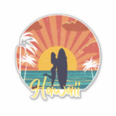 Sticker L'île Hawaii (Devant)