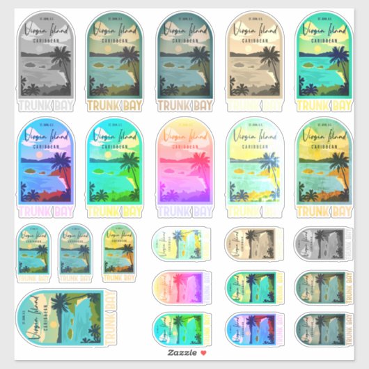 Sticker L'île Vierge (Feuille)