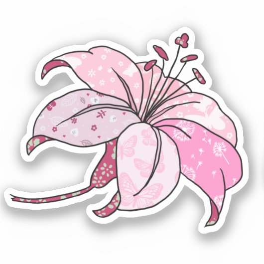 Sticker Lilie (Recto)