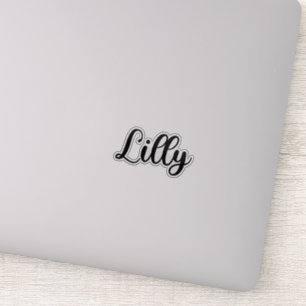 Sticker Lilly Name - Calligraphie manuscrite