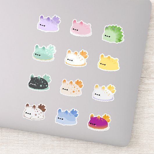 Sticker Limaces de mer (Détail)
