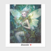 Sticker L'Imaginaire Fairy Green Woodland (Feuille)