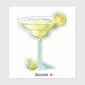 Sticker Lime de verre Margarita congelée Mexique (Feuille)