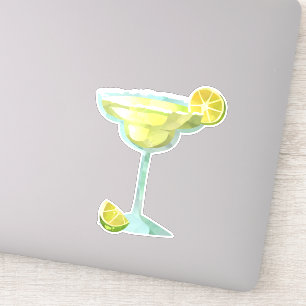 Sticker Lime de verre Margarita congelée Mexique