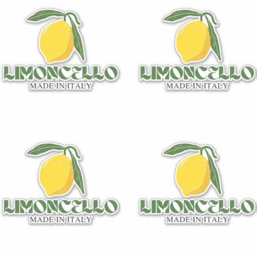 Sticker Limoncello (Devant)