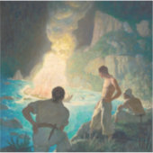 Sticker L'incendie de la générosité, 1940 par N. C. Wyeth (Devant)