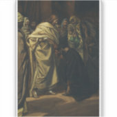 Sticker L'incrédulité de Saint Thomas par James Tissot (Devant)