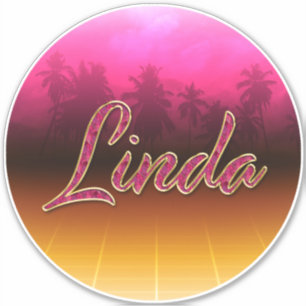 Sticker Linda Prénom