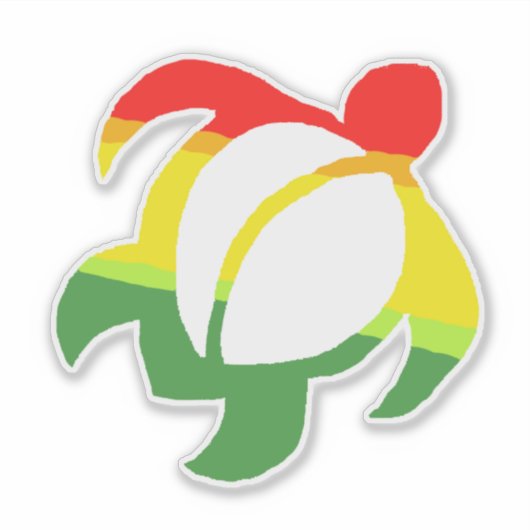 Sticker LineA Rasta Honu (Devant)