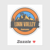 Sticker Linn Valley, Kansas (Feuille)