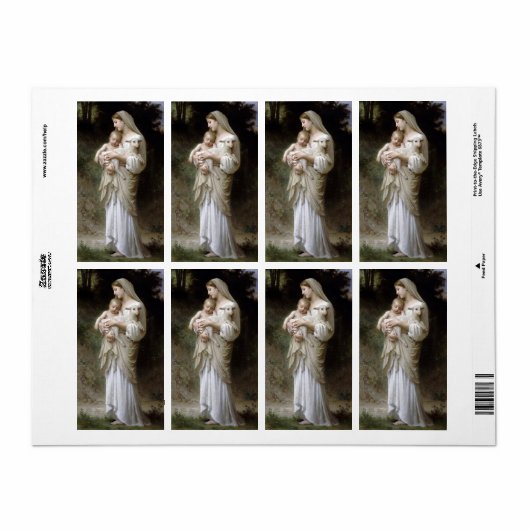 Sticker L'Innocence / Étiquette de adresse (Feuille entière)