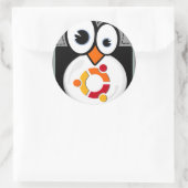 Sticker Linux Penguin Ubuntu (Sac)