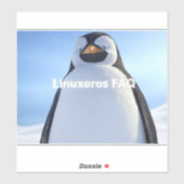 Sticker Linuxeros FAQ (Feuille)