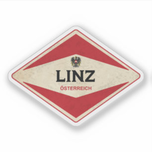 Sticker Linz Autriche Vintage