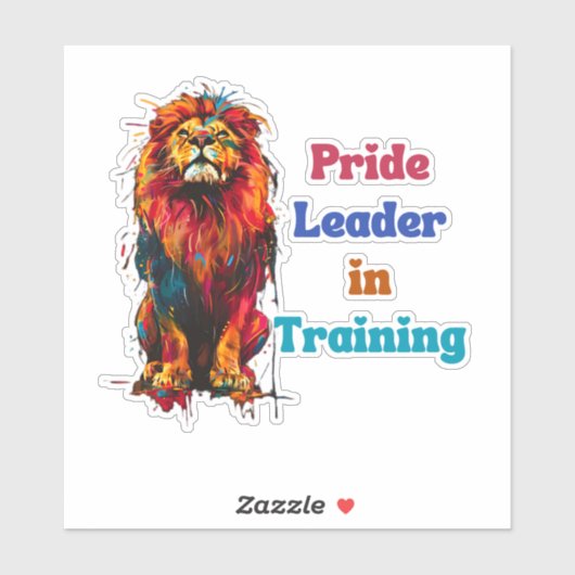 Sticker Lion (Feuille)