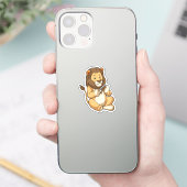 Sticker Lion avec flèches à ongles (Téléphone)